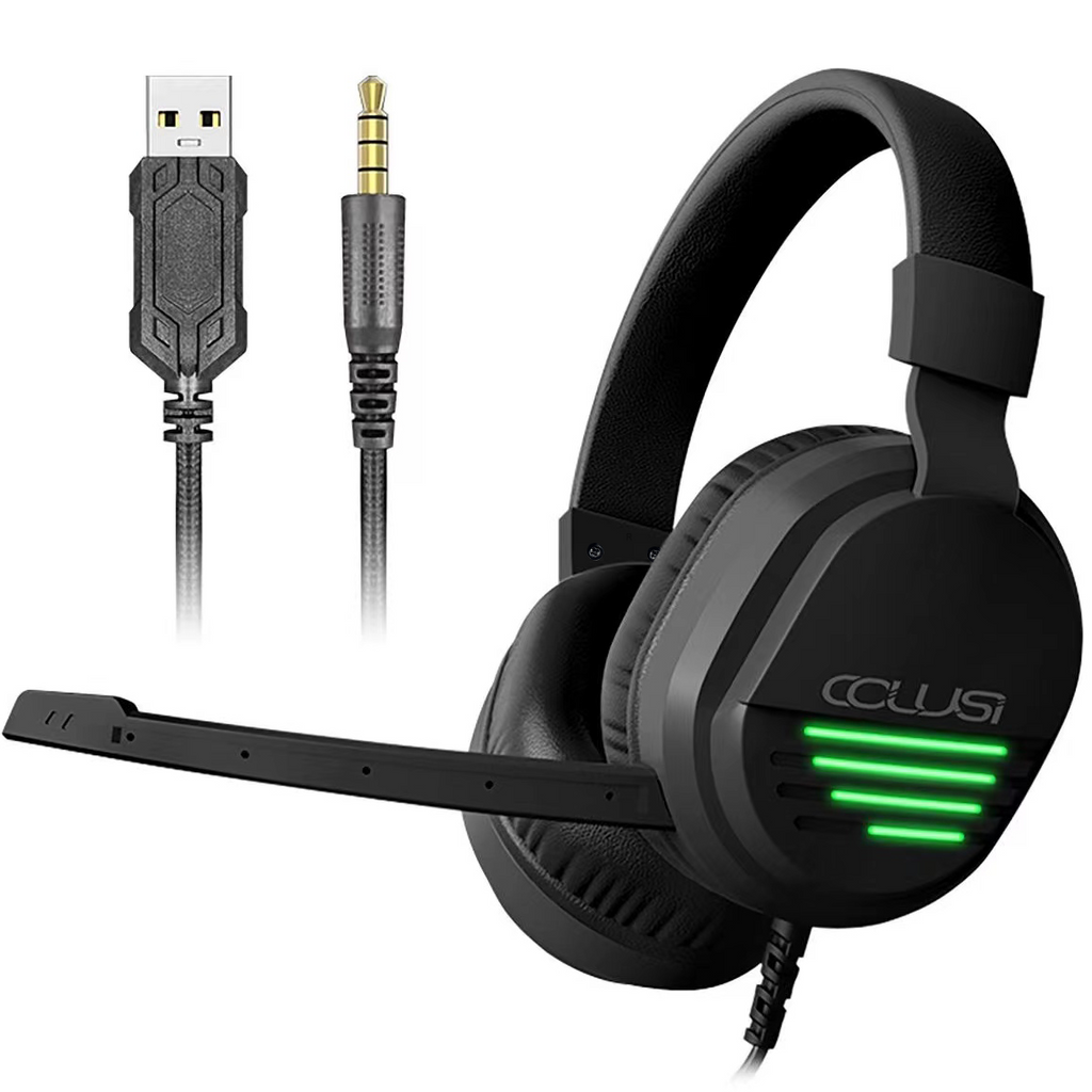 500C Wired Multiplatform Gaming Headset for PC, PS5, PS4, Xbox Series X/S, Xbox One and Mobile with 3.5mm Wired Connection, One Key Mute Mic, 40mm Speakers, Black