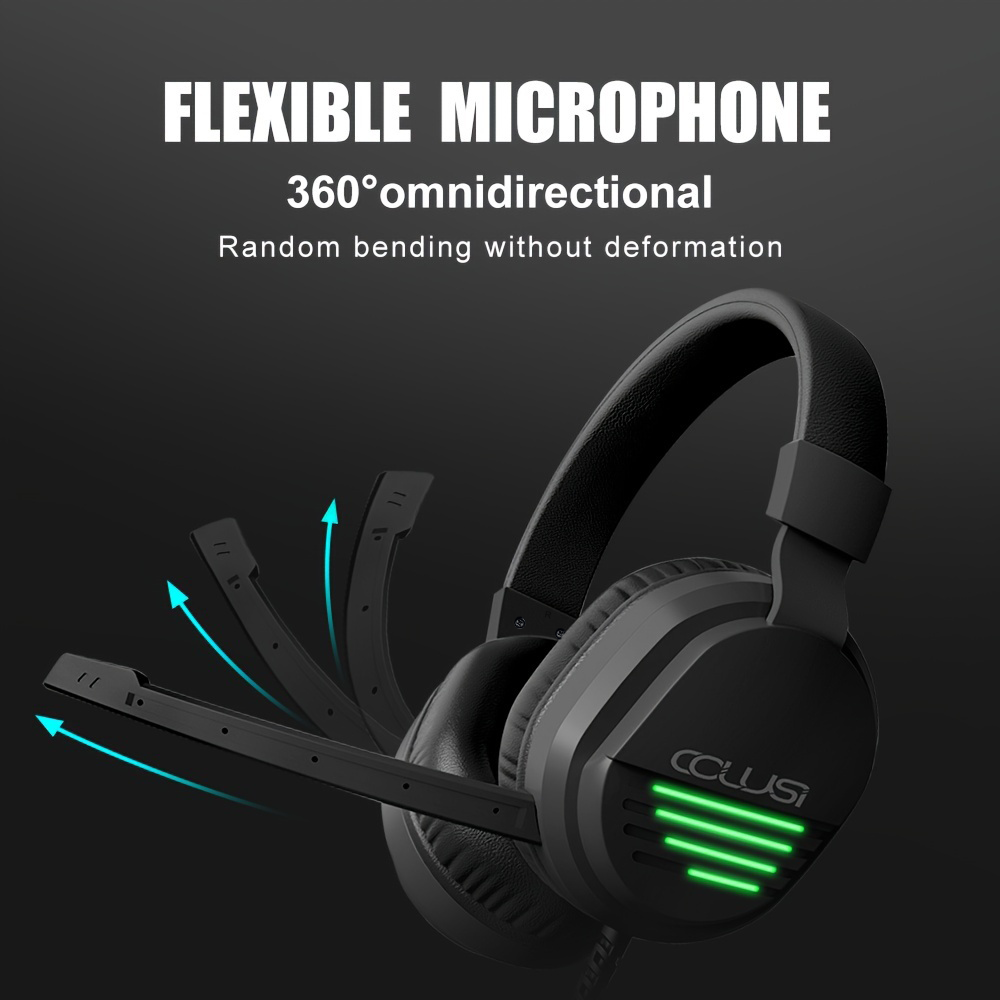 500C Wired Multiplatform Gaming Headset for PC, PS5, PS4, Xbox Series X/S, Xbox One and Mobile with 3.5mm Wired Connection, One Key Mute Mic, 40mm Speakers, Black